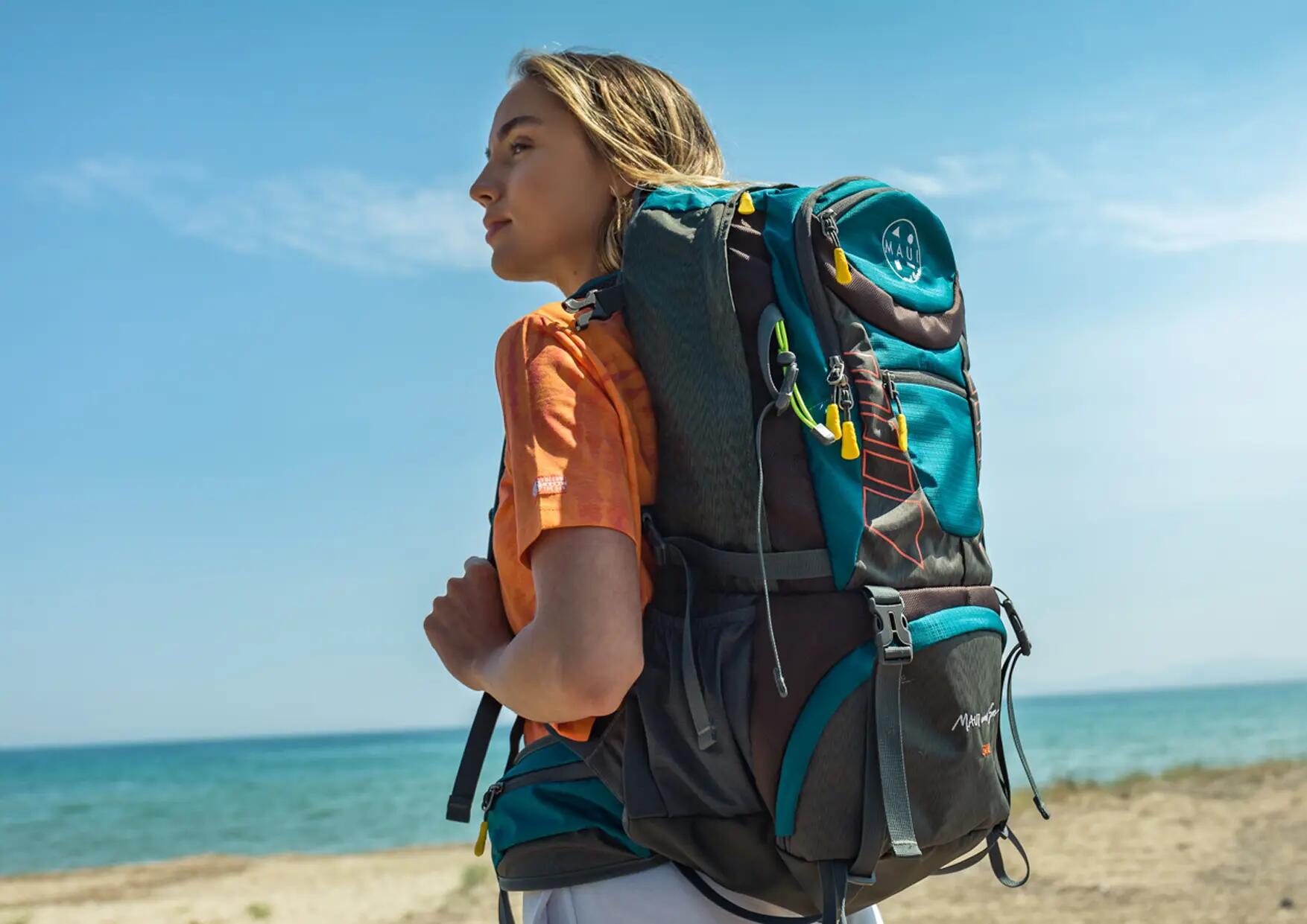 Rucsac drumeție MAUI & SONS 50L - Petrol 3/5