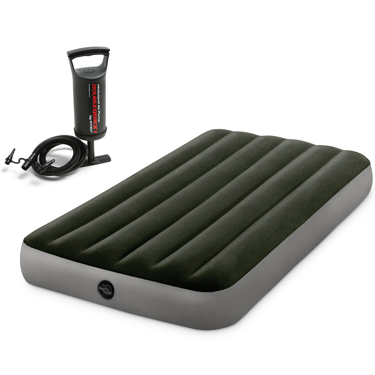 Materac dmuchany 191 x 137 cm z pompką tłokową Intex 64108 3/5