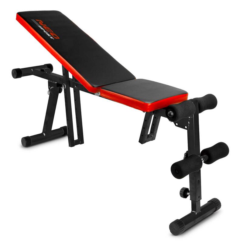 Banco Entrenamiento de Fuerza Plegable Neo-Sport NS-03 negro