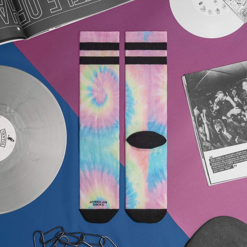 Calcetines Pastel Tie Dye - Mid High - American Socks