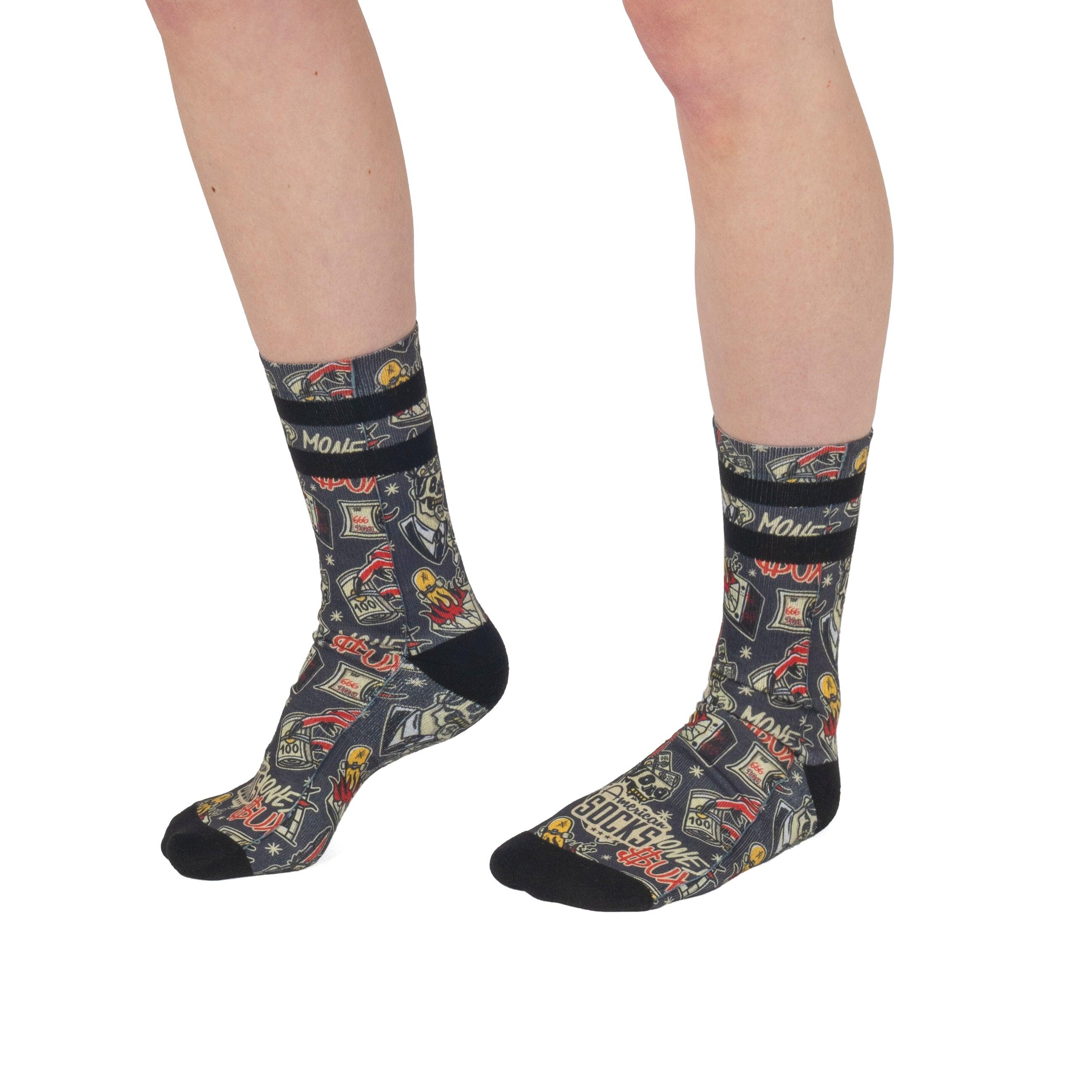 Sokken American socks model Money Sucks voor unisex 5/7
