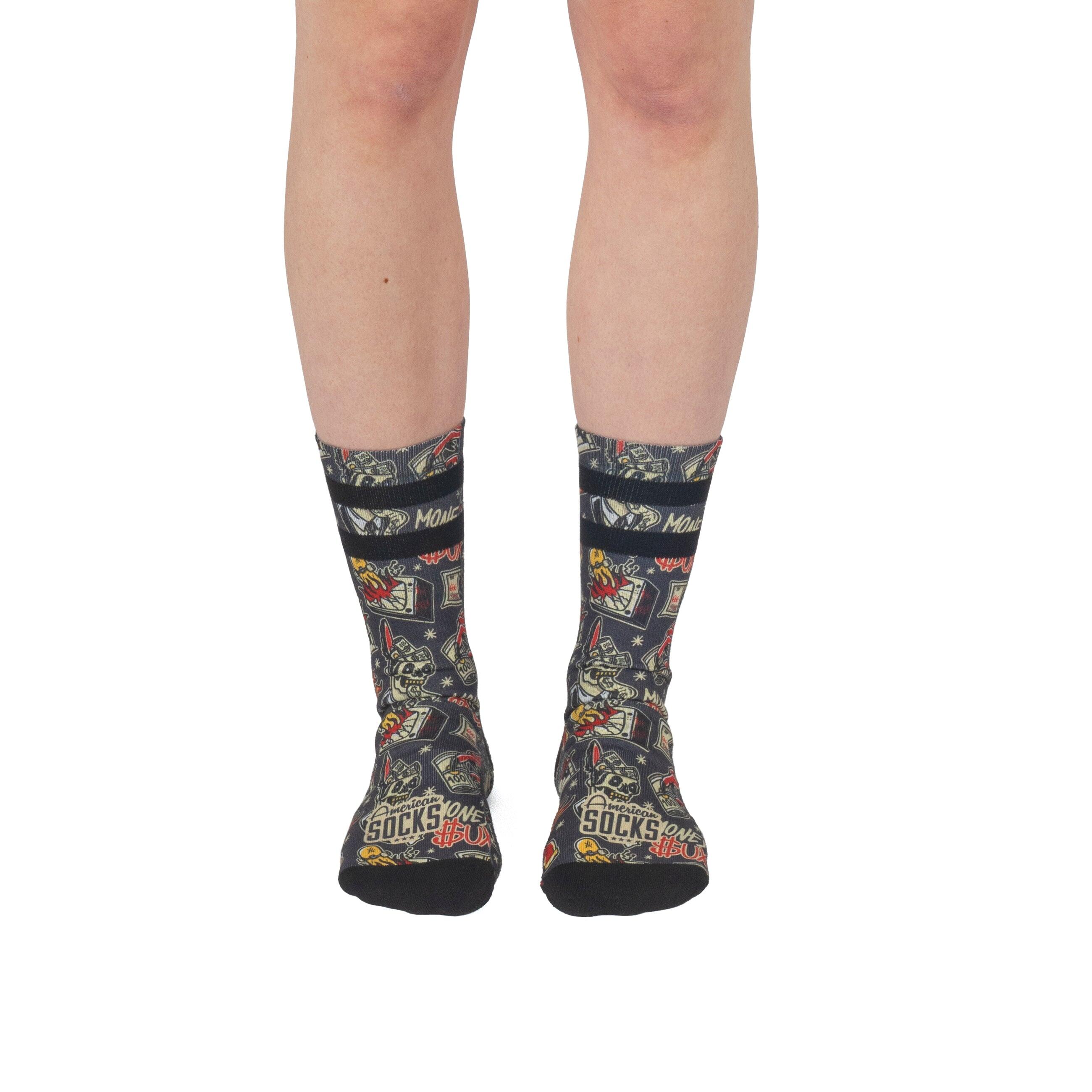 Sokken American socks model Money Sucks voor unisex 4/7