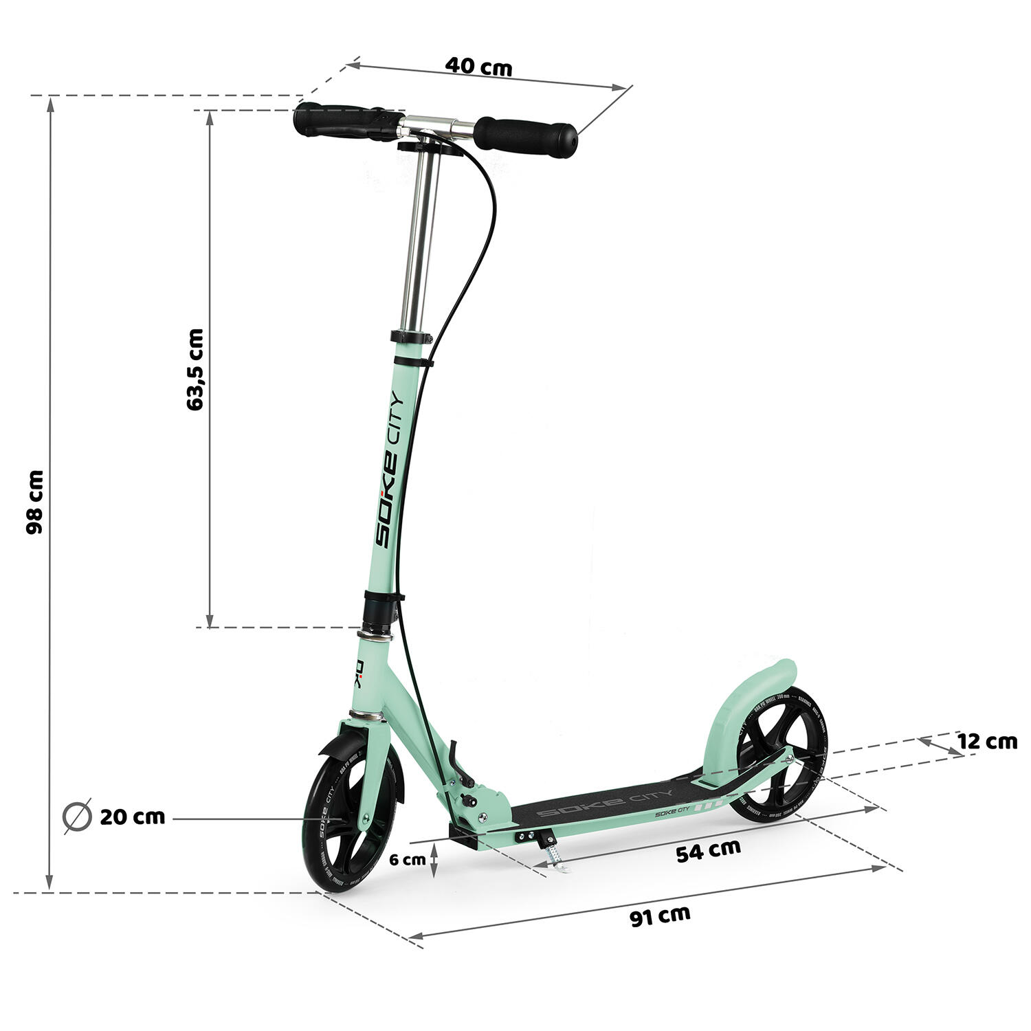 Trotinete para Criança Soke City 5/7