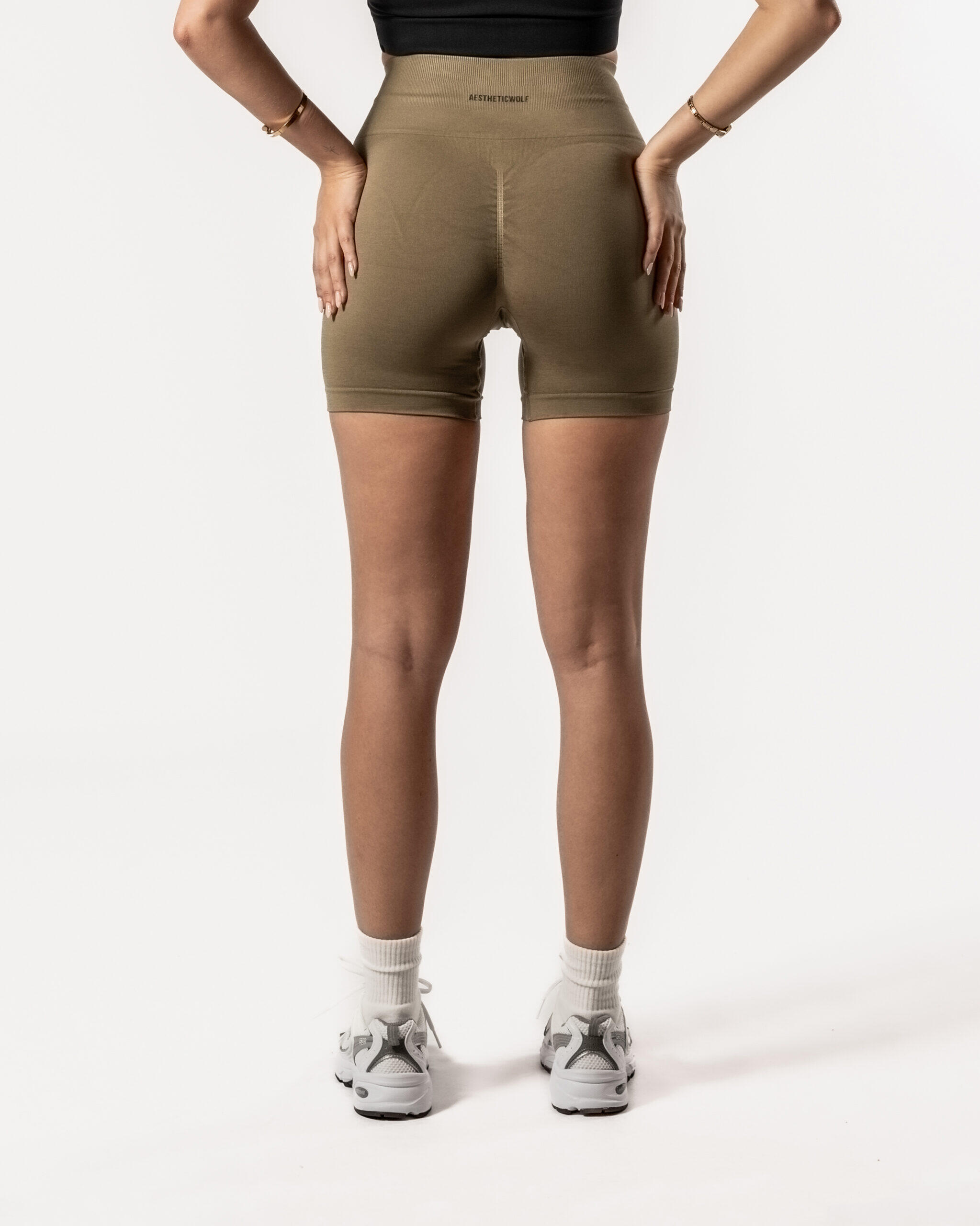 Reform Seamless - Naadloze Shorts - Fitness - Dames - Safari beige 5/6