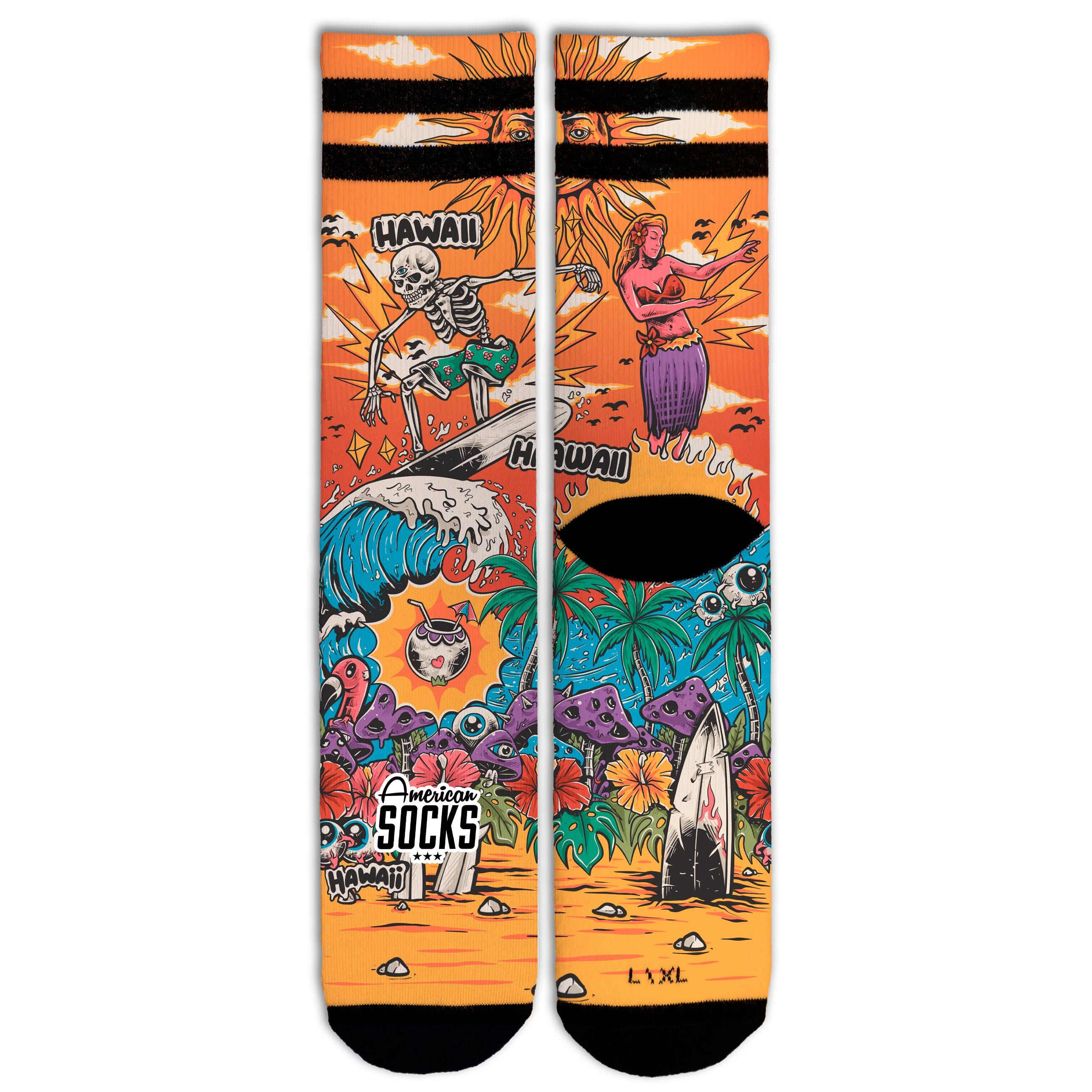 AMERICAN SOCKS Calzini Hawaii - Mid High - American Socks