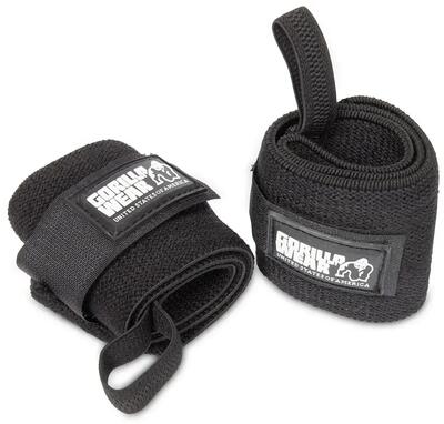 Wrist wraps basic - zwart/wit