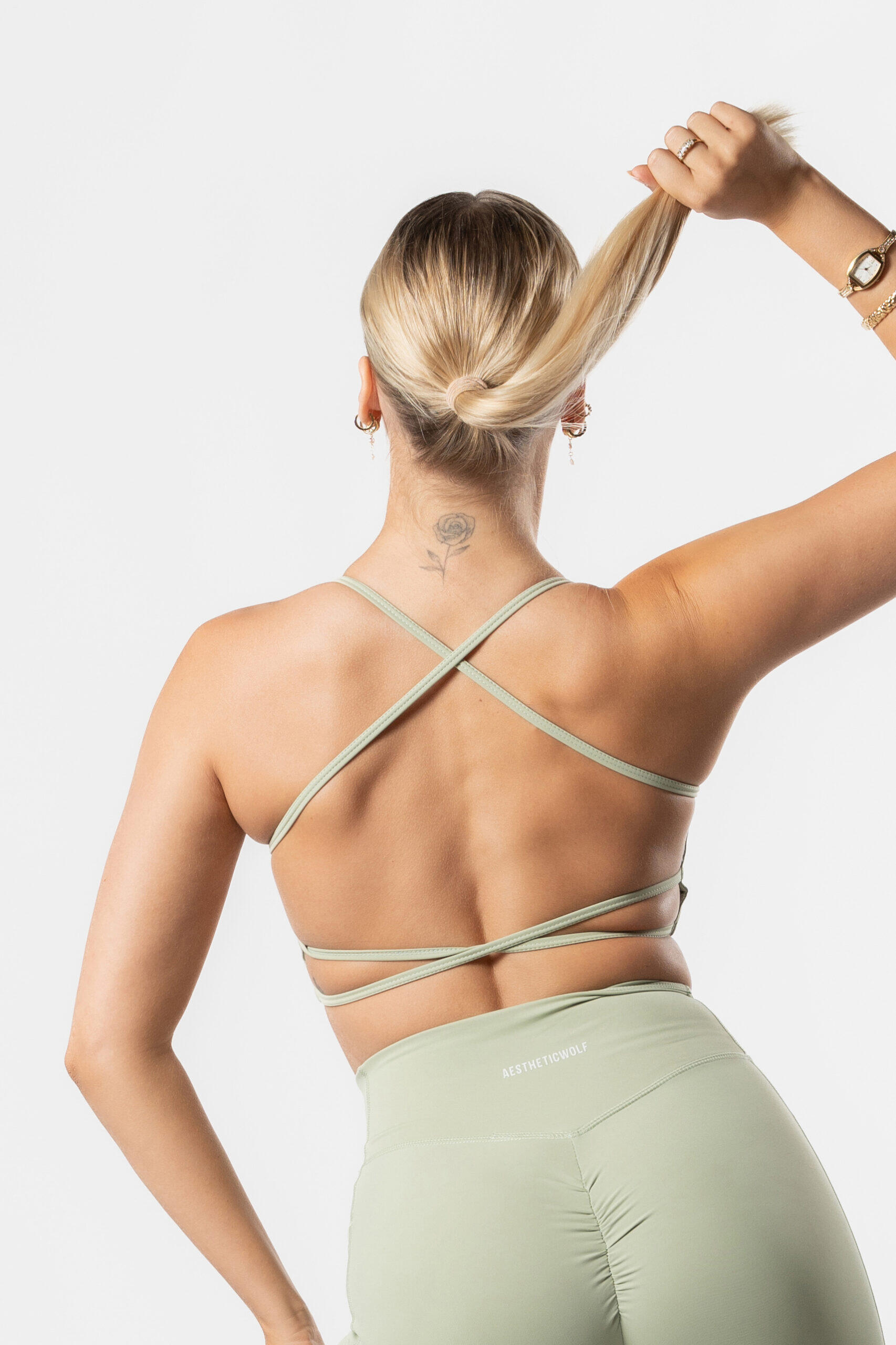 Luxe Series Sportbeha - Fitness - Dames - Groen 4/5