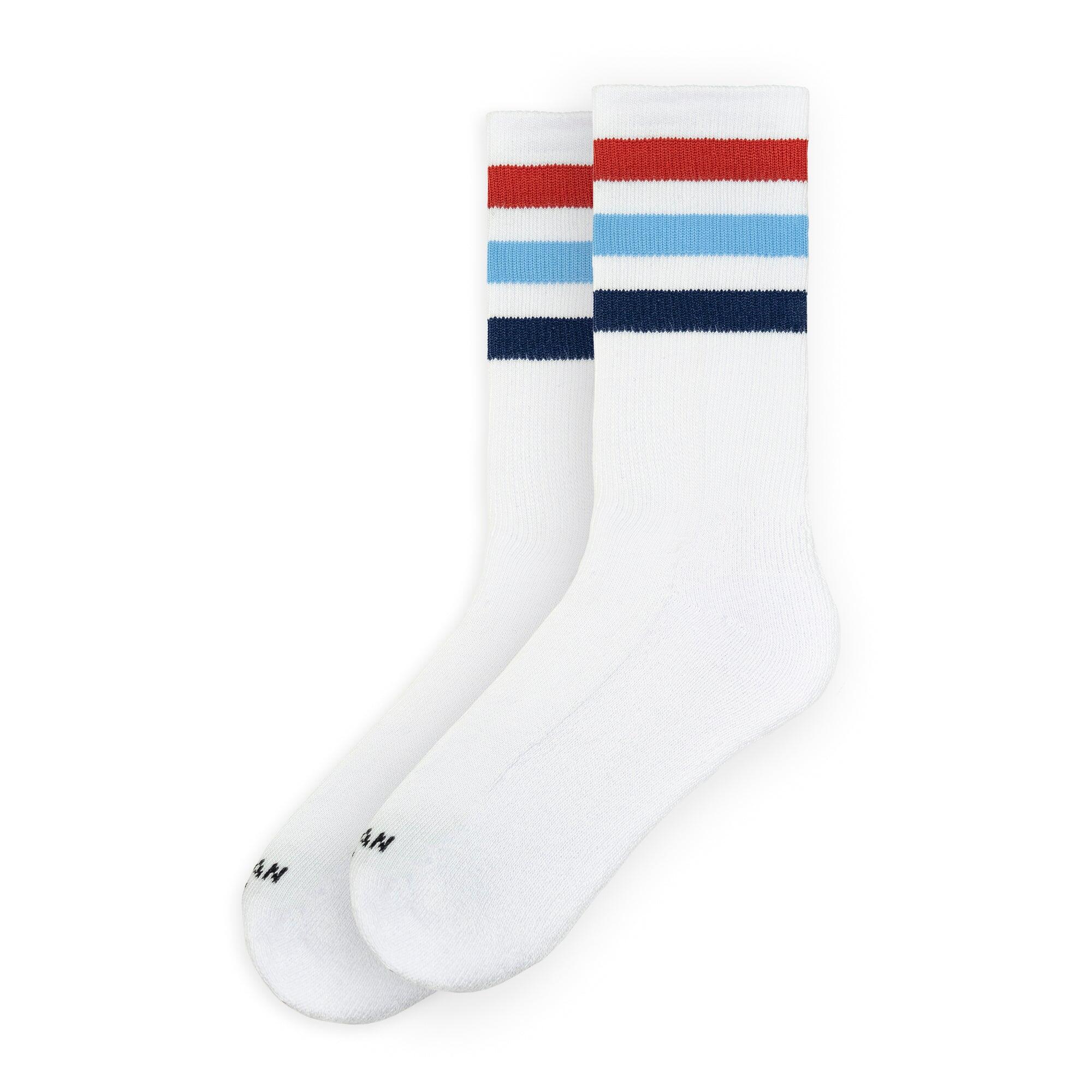 American Socks - Chaussettes Mcfly Ii - Mid High - American Socks - Chaussettes - Blanc - Taille Unique - Decathlon