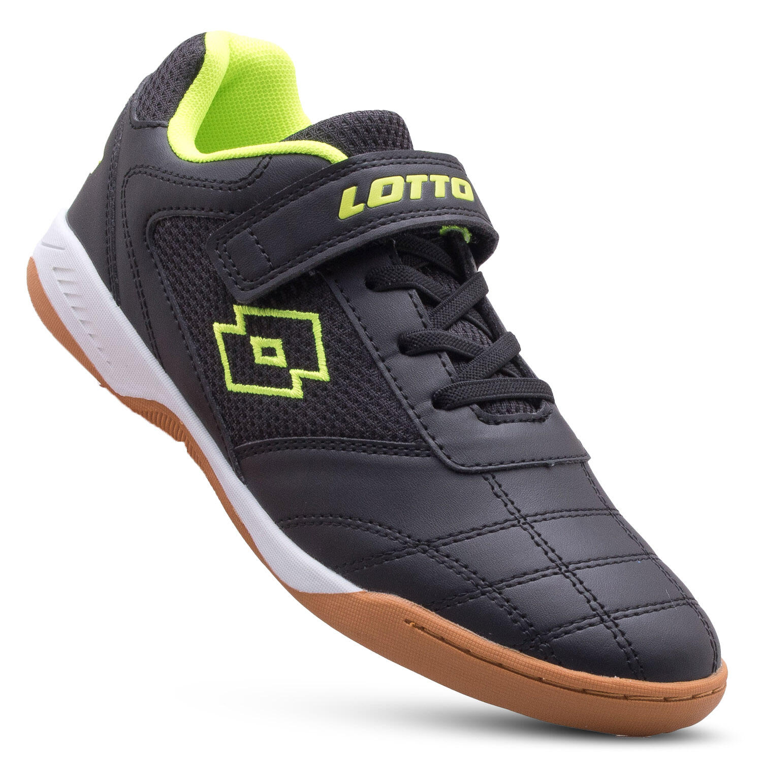 LOTTO Lotto Schuhe WHIZZER K Kinder Low Top Sneaker 2600120K Schwarz /Gelb