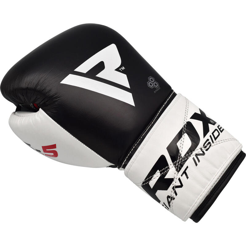 Gants De Boxe RDX KARA – Noir, 8oz à 16oz, MMA, Muay Thai, Sparring