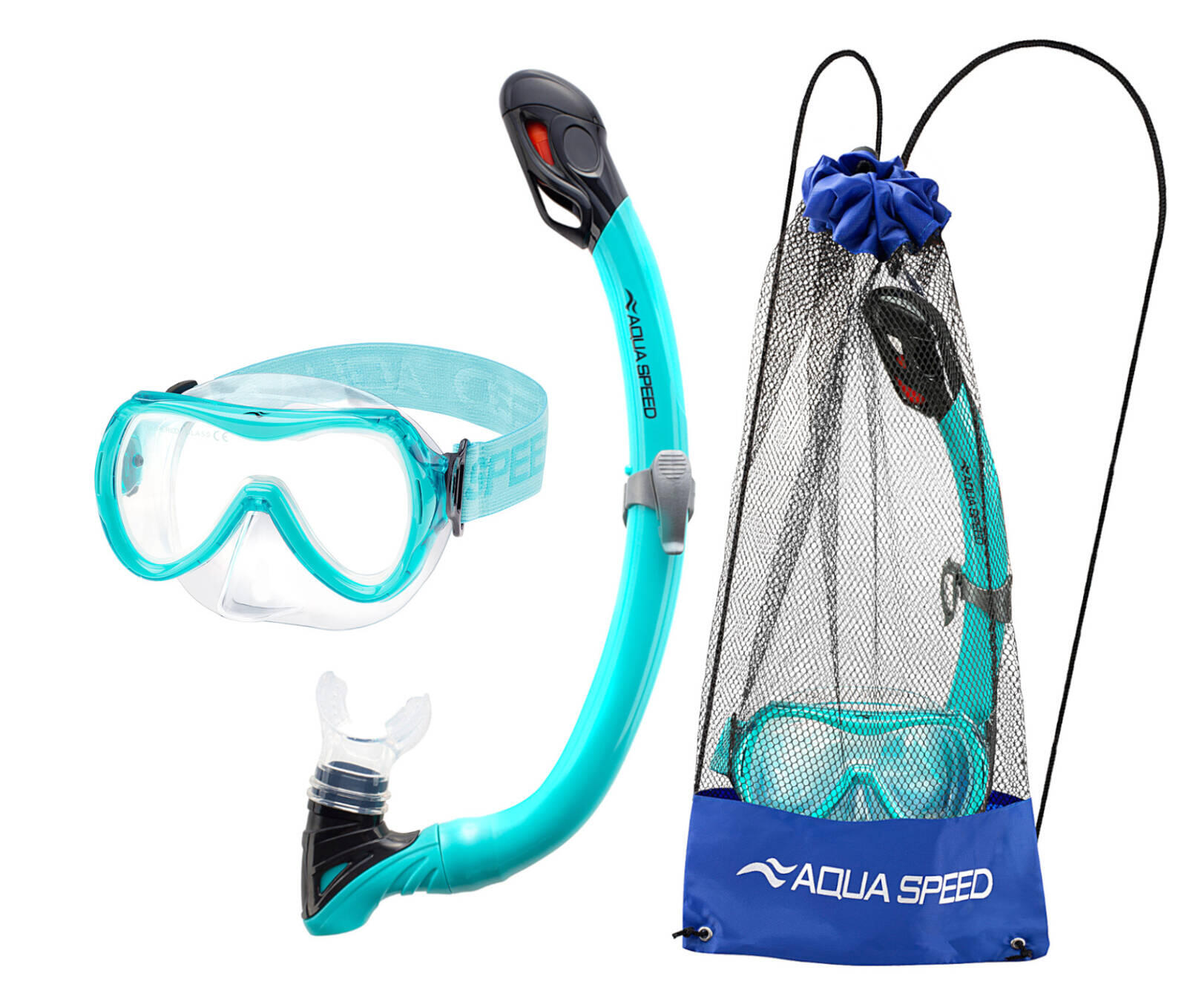 Zestaw do snorkelingu dla dzieci Aqua Speed Alize FS Samos + worek