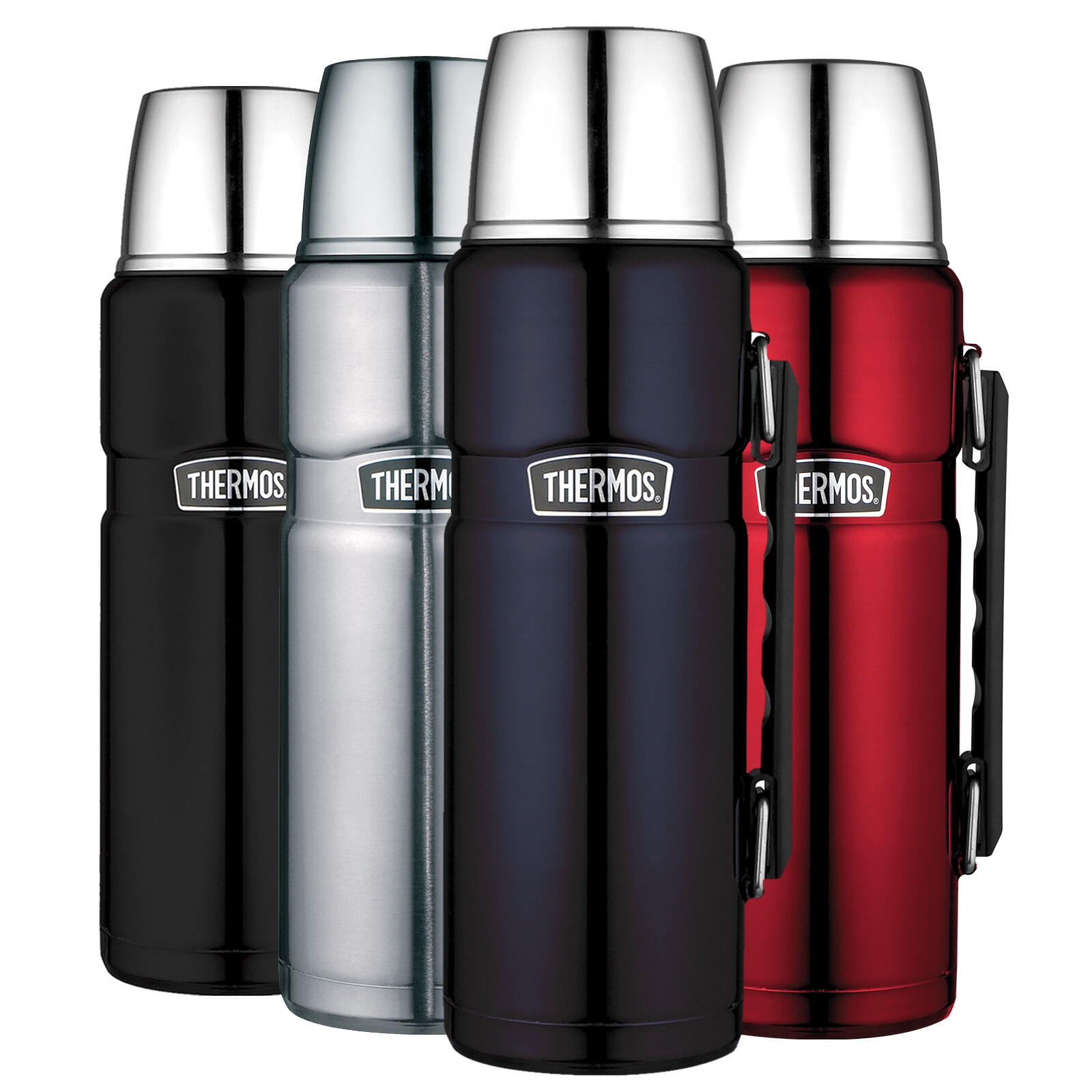 Thermos Kanne King 1,2 Isolierflasche Flasche Isolierkanne Becher Drehverschluss 5/5
