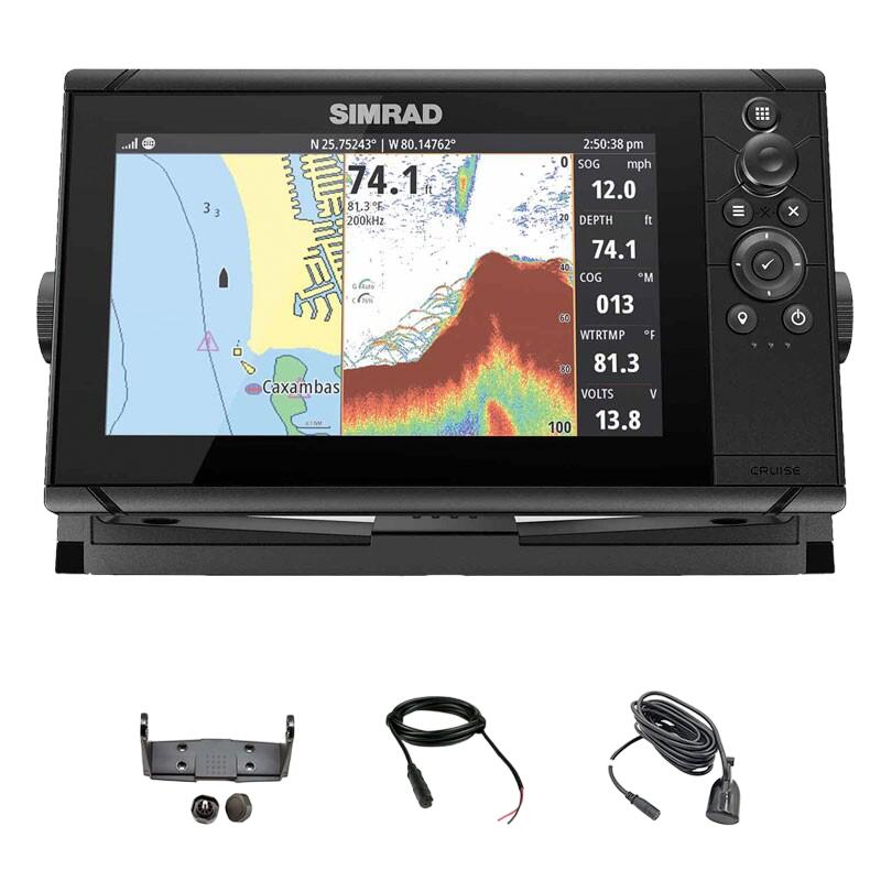 Sonda de pesca Simrad Cruise 9" 83/200 kHz Sonda GPS Plotter