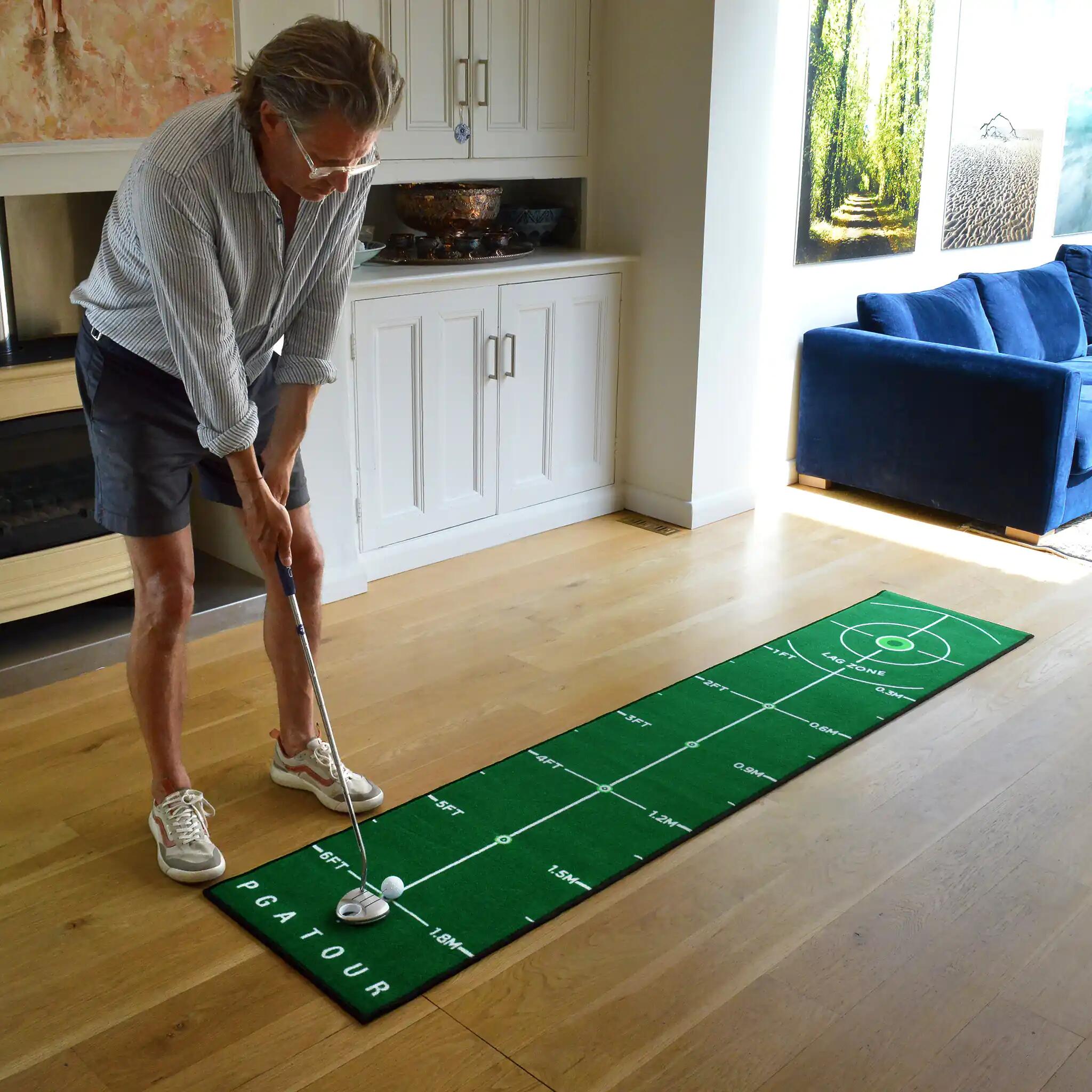 8ft Deluxe Golf Putting Mat 6/7