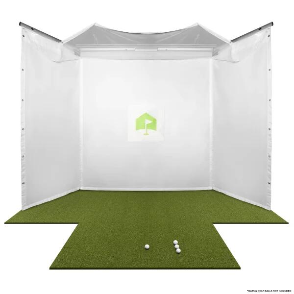 SECOND CHANCE HomeCourse ProScreen 180 Indoor Golf Retractable Screen Enclosure