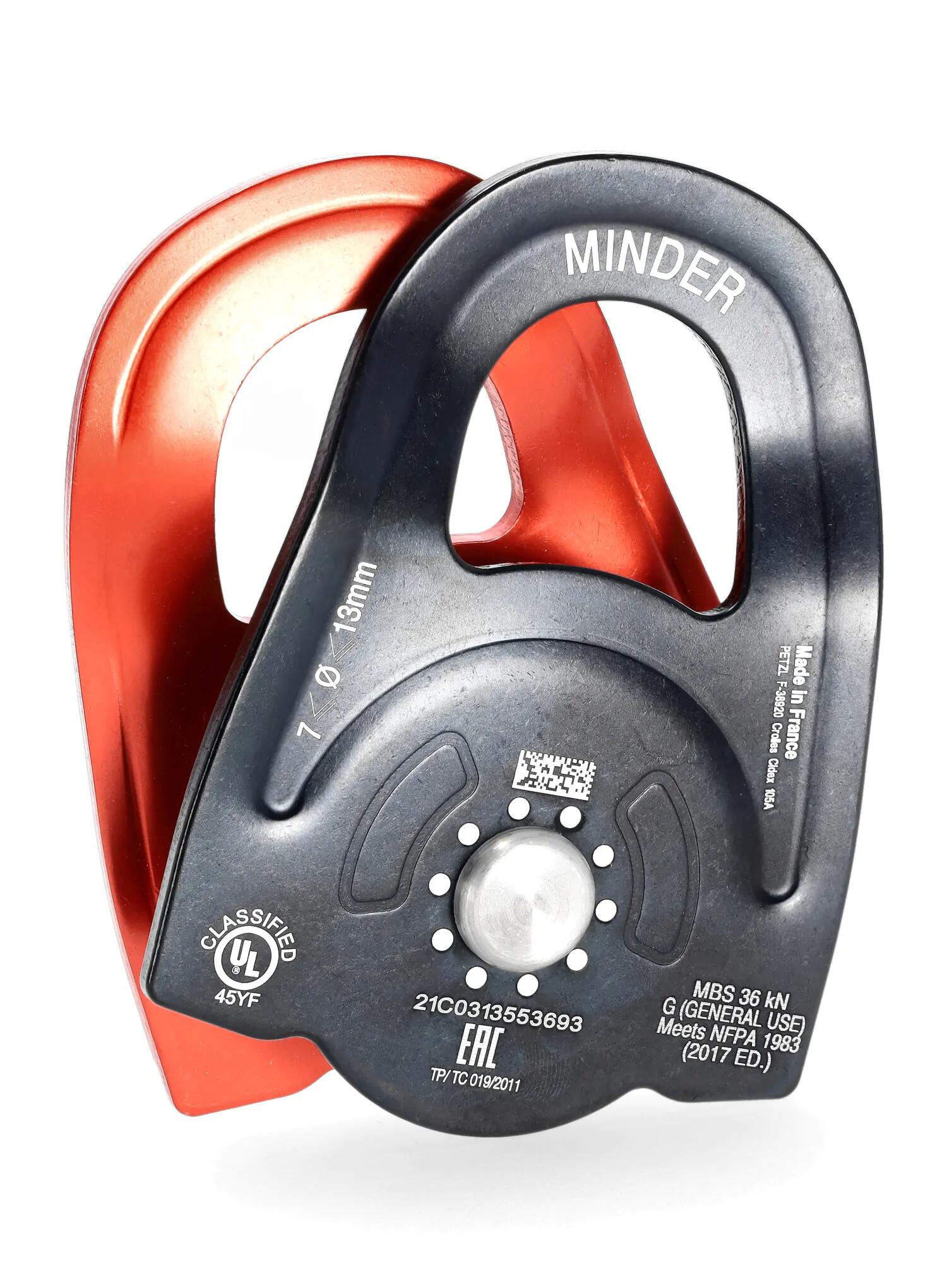 Poulie Prusik Petzl Minder alliage léger galet lisse 2/5
