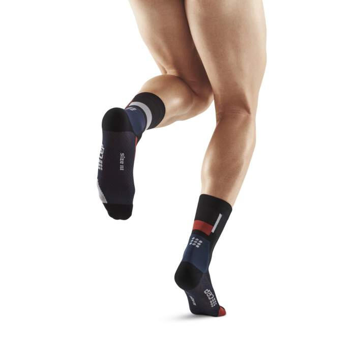 Skarpety kompresyjne męskie sportowe CEP The Run Limited krótkie
