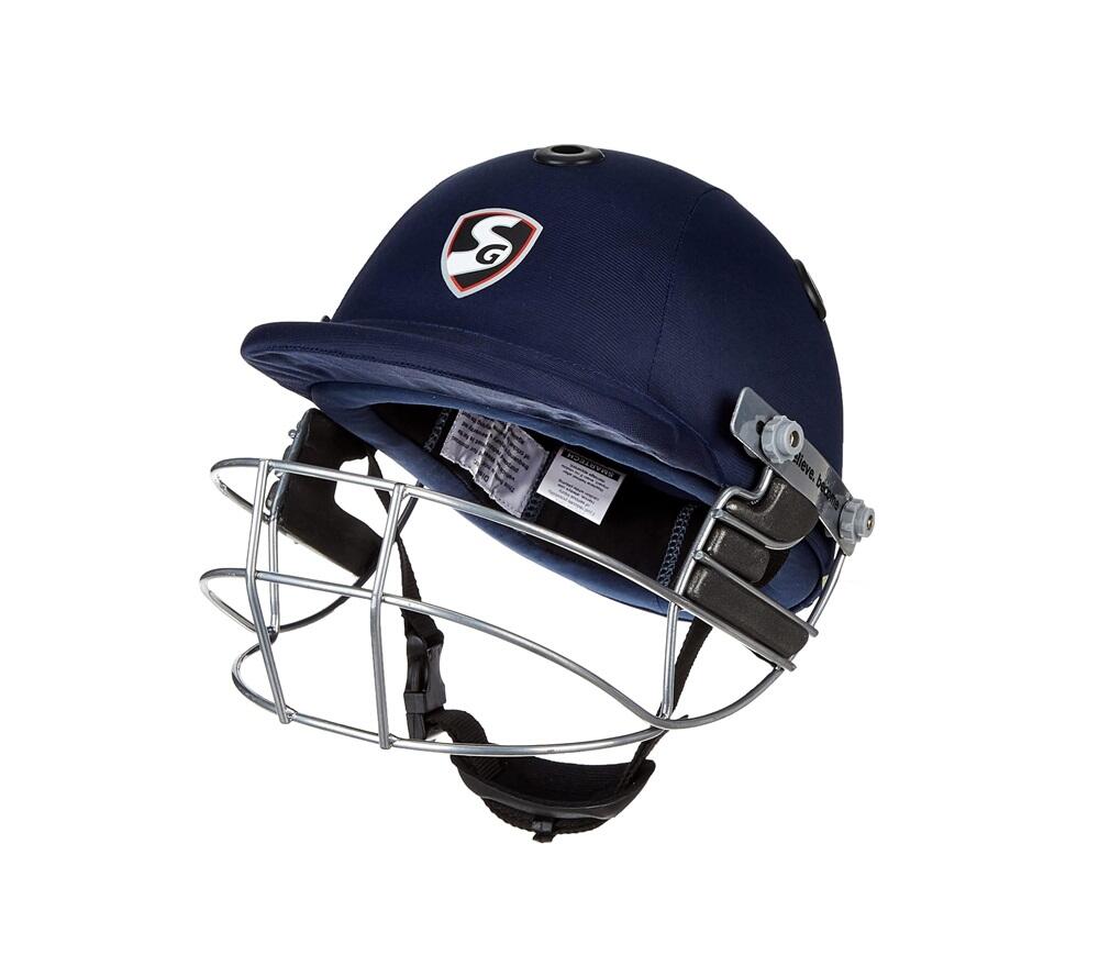SG SG Smartech Cricket Helmet | Adjustable Steel Grill | Breathable | Extra Small