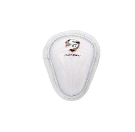 SG ACE Cricket-Bauchschutz (Schwarz, Größe: Jugend) | Material: Kunststoff