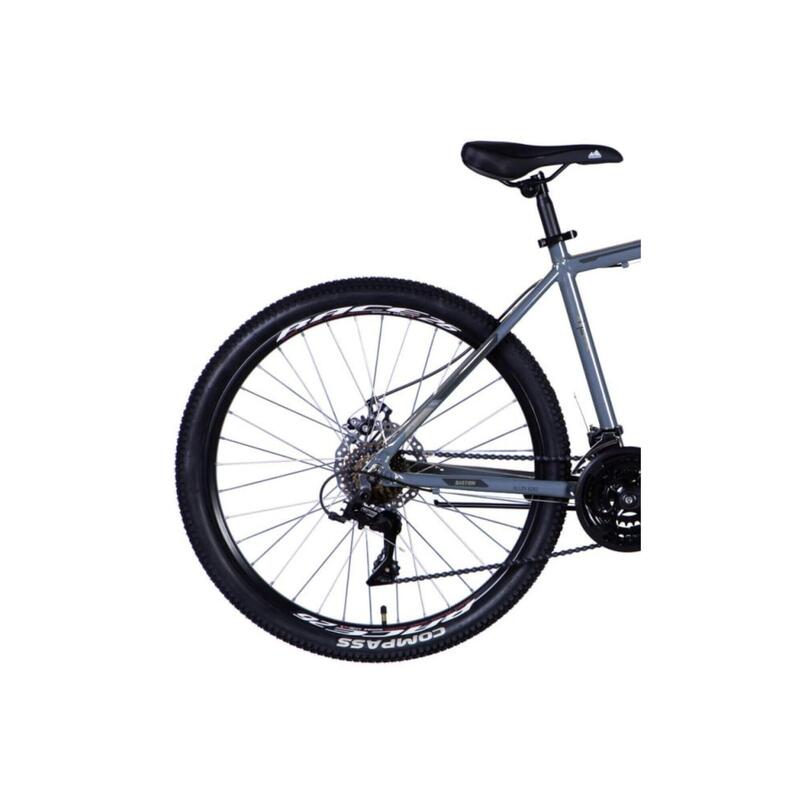 Kerékpár MTB Davi Bastion Disc 26", Alumínium, 155-180 cm, 21 sebesség, Szürke