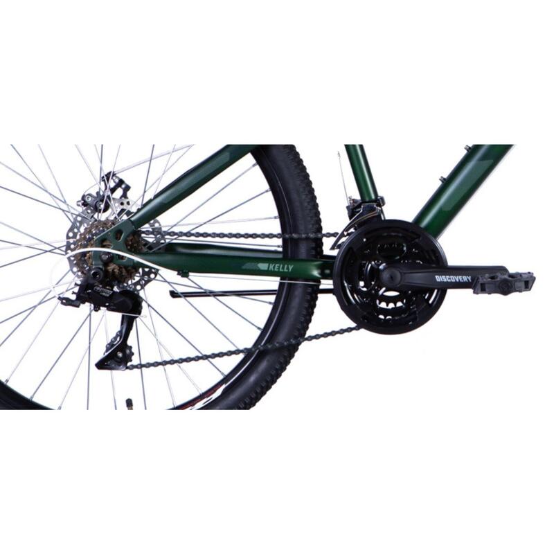 Bicicleta trekking Davi Kelly 26", 140-170 cm, 21 viteze, Verde