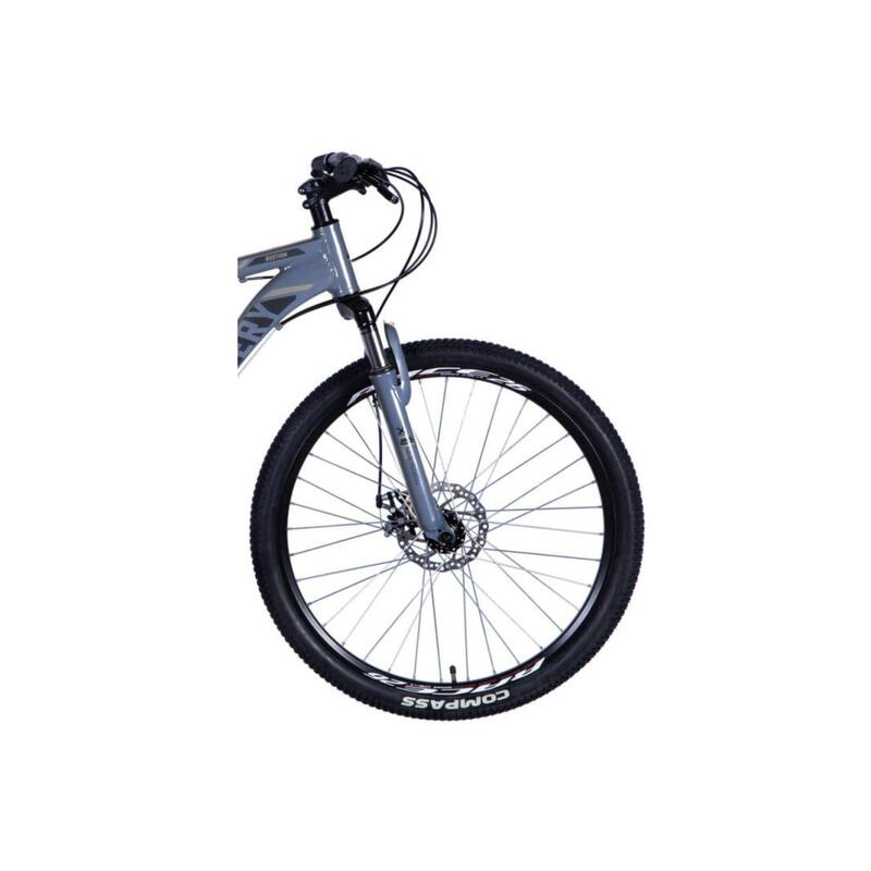 Kerékpár MTB Davi Bastion Disc 26", Alumínium, 155-180 cm, 21 sebesség, Szürke