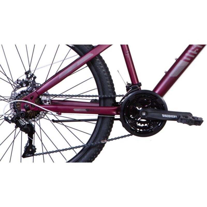 Bicicleta trekking Davi Kelly 26", 140-170 cm, 21 viteze, Roșu