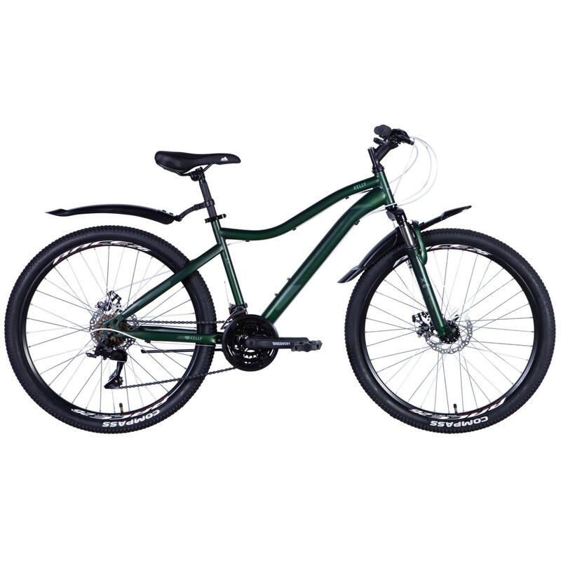 Bicicleta trekking Davi Kelly 26", 140-170 cm, 21 viteze, Verde