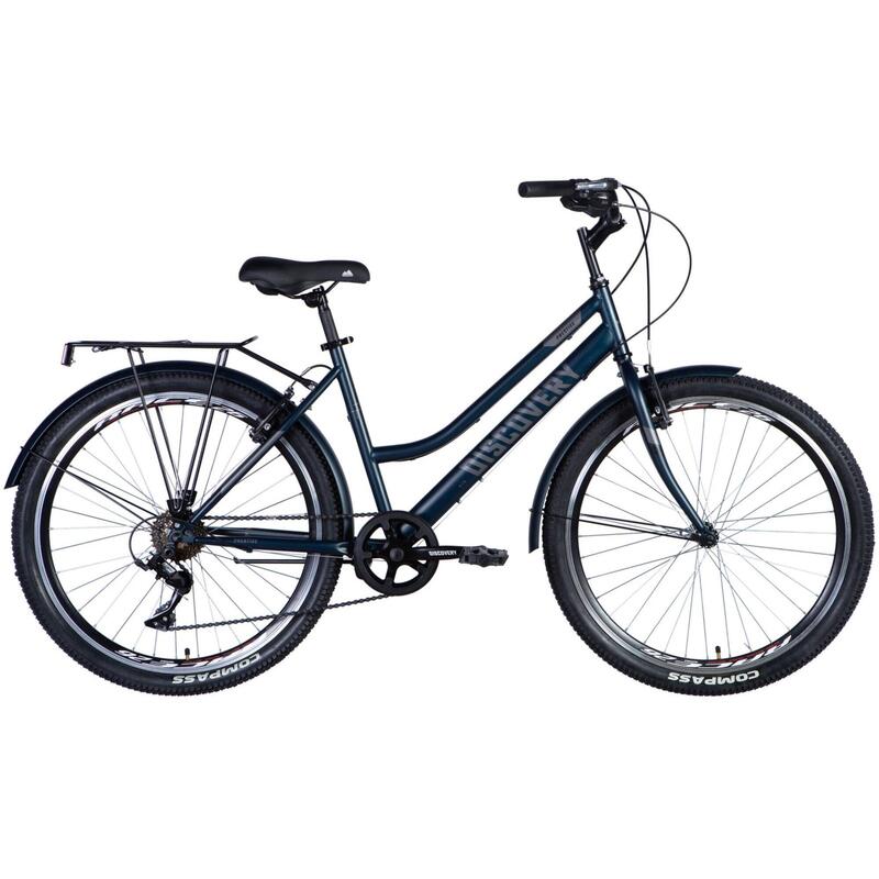 Bicicleta trekking Davi Prestige 26", 150-180 cm, 7 viteze, Bleumarin