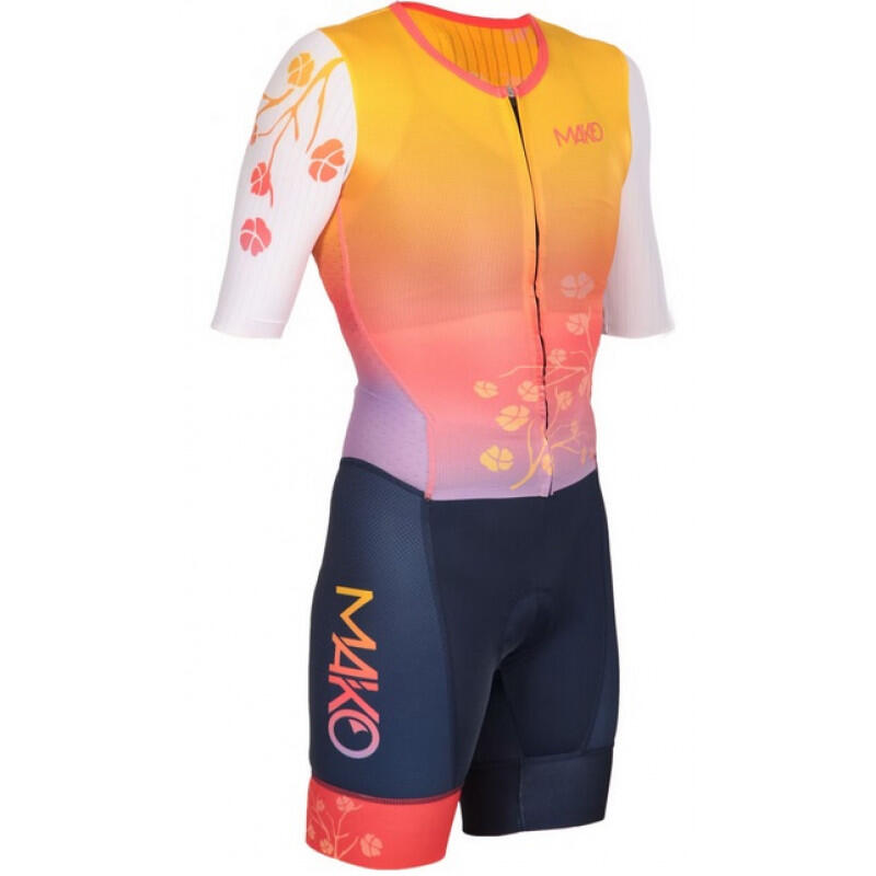 Combinaison courte de triathlon femme Mako Trifonction Pro 2/4