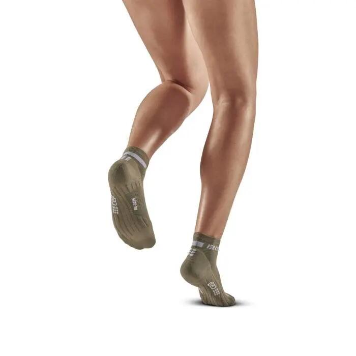 Sosete compresie scurte femei The Run W Socks Low Cut - verde inchis maslina gr… 4/5