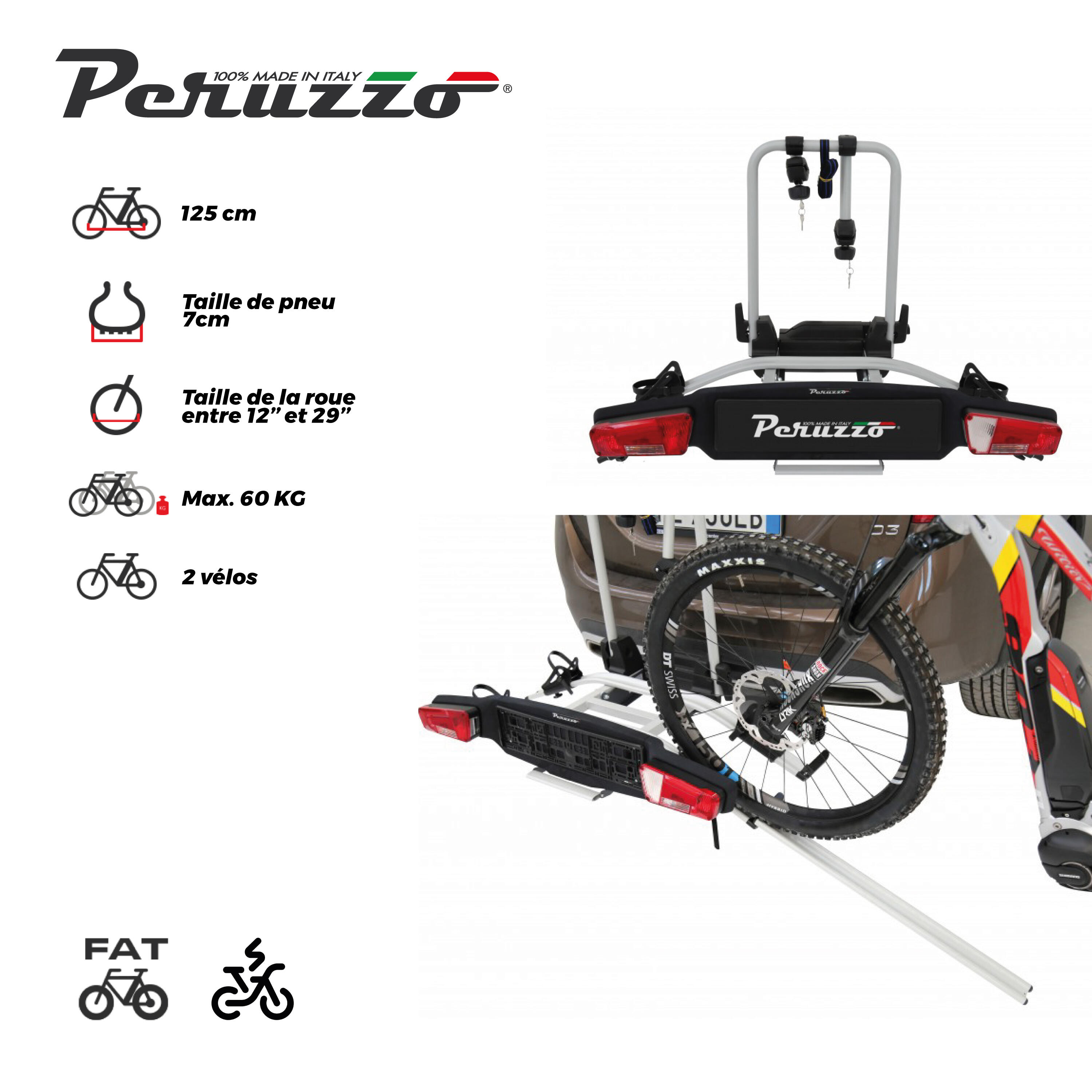 Portabicicletas Peruzzo E-Bike Zephyr 2 5/7