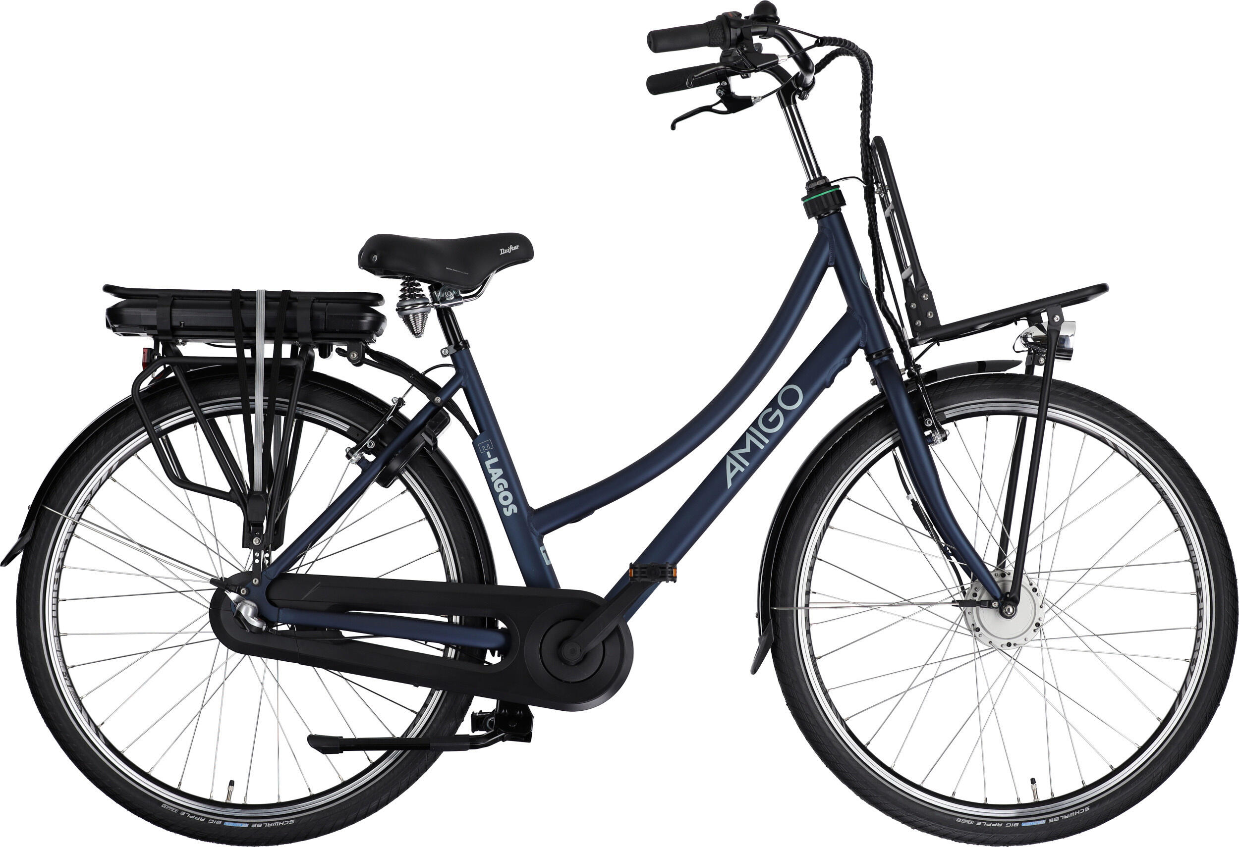 AMIGO Elektrische Transportfiets E-Lagos T2 28 Inch 50 cm Dames 3V V-Brakes 1/7