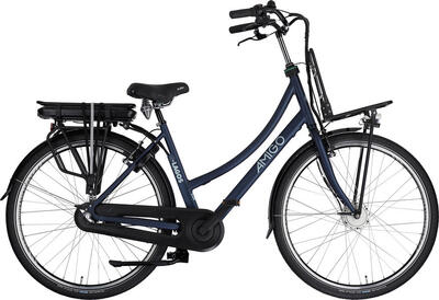 Amigo elektrische transportfiets e-lagos t2 28 inch 50 cm dames 3v v-brakes