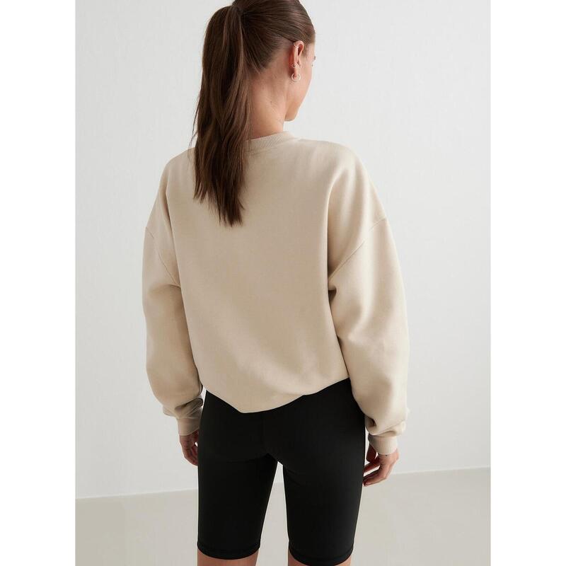 Sweatshirt Serif Sweatshirt Yoga Dames Café Au Lait aim'n