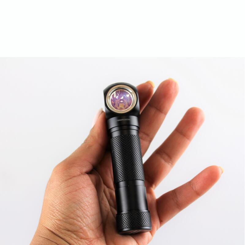 Stirnlampe HC33 und Taschenlampe in einem - 1800 Lumen - Schwarz 3/5