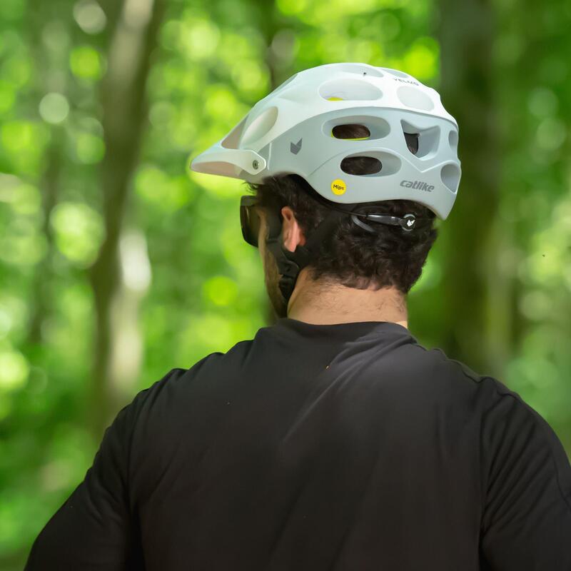 Casco de Bicicleta BTT Yelmo MIPS Blanco/Cinza