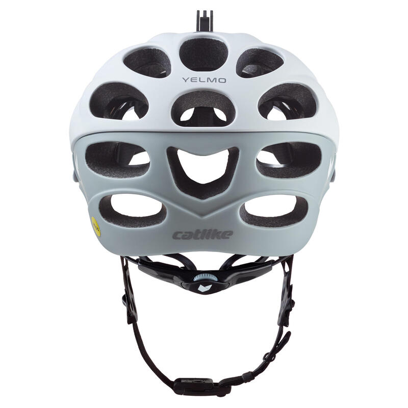 Casco de Bicicleta BTT Yelmo MIPS Blanco/Cinza