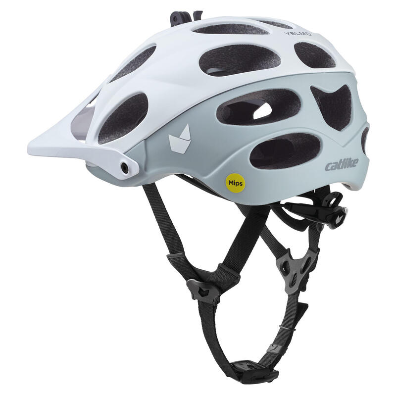 Casco de Bicicleta BTT Yelmo MIPS Blanco/Cinza