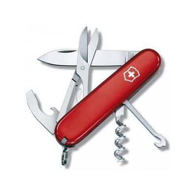 Coltello multifunzione trekking Compact. Rosso