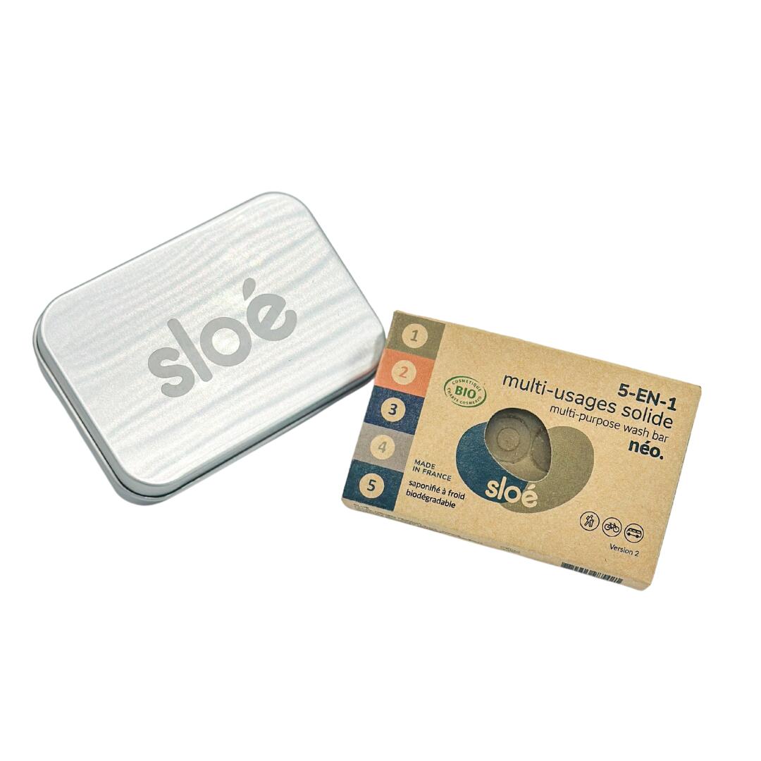 SLOE NEO 5-IN-1 VASTE MULTIFUNCTIONELE ZEEP (100G) MET DOOSJE