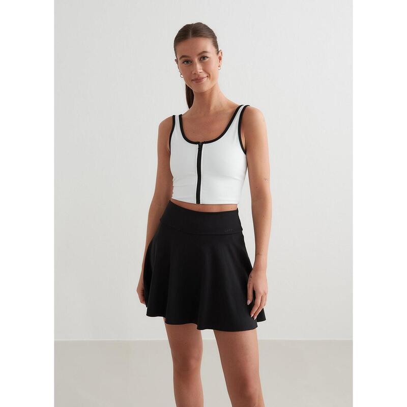 Jupe-Short Sense Padel Tennis Femmes Noir aim'n