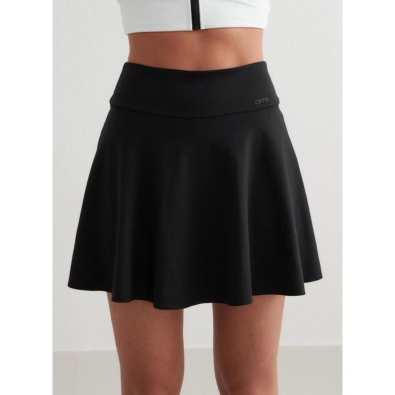 Jupe-Short Sense Padel Tennis Femmes Noir aim'n