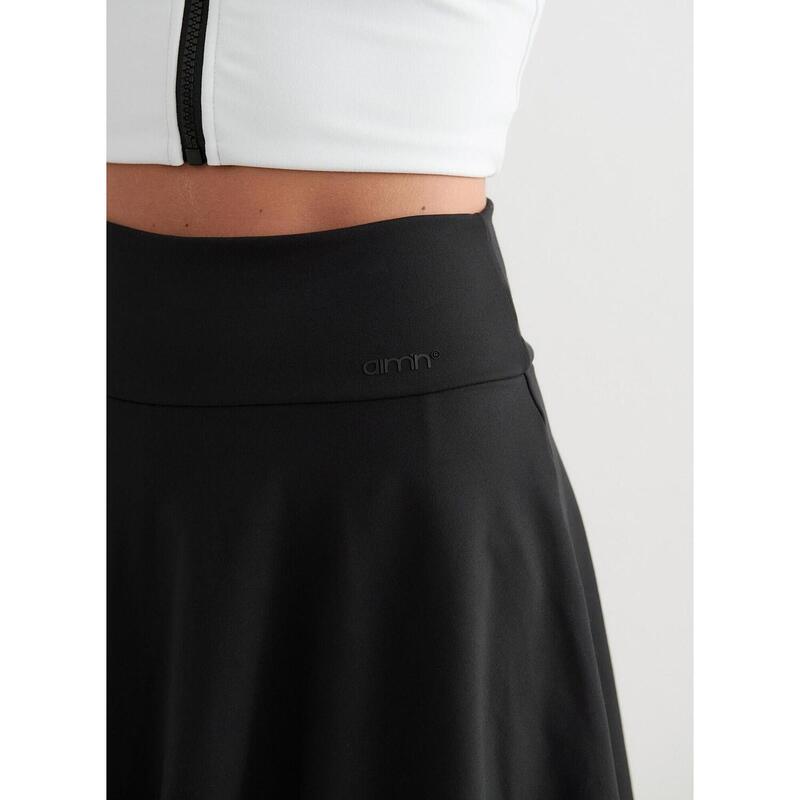 Rok Sense Skort Padel Tennis Dames Zwart aim'n