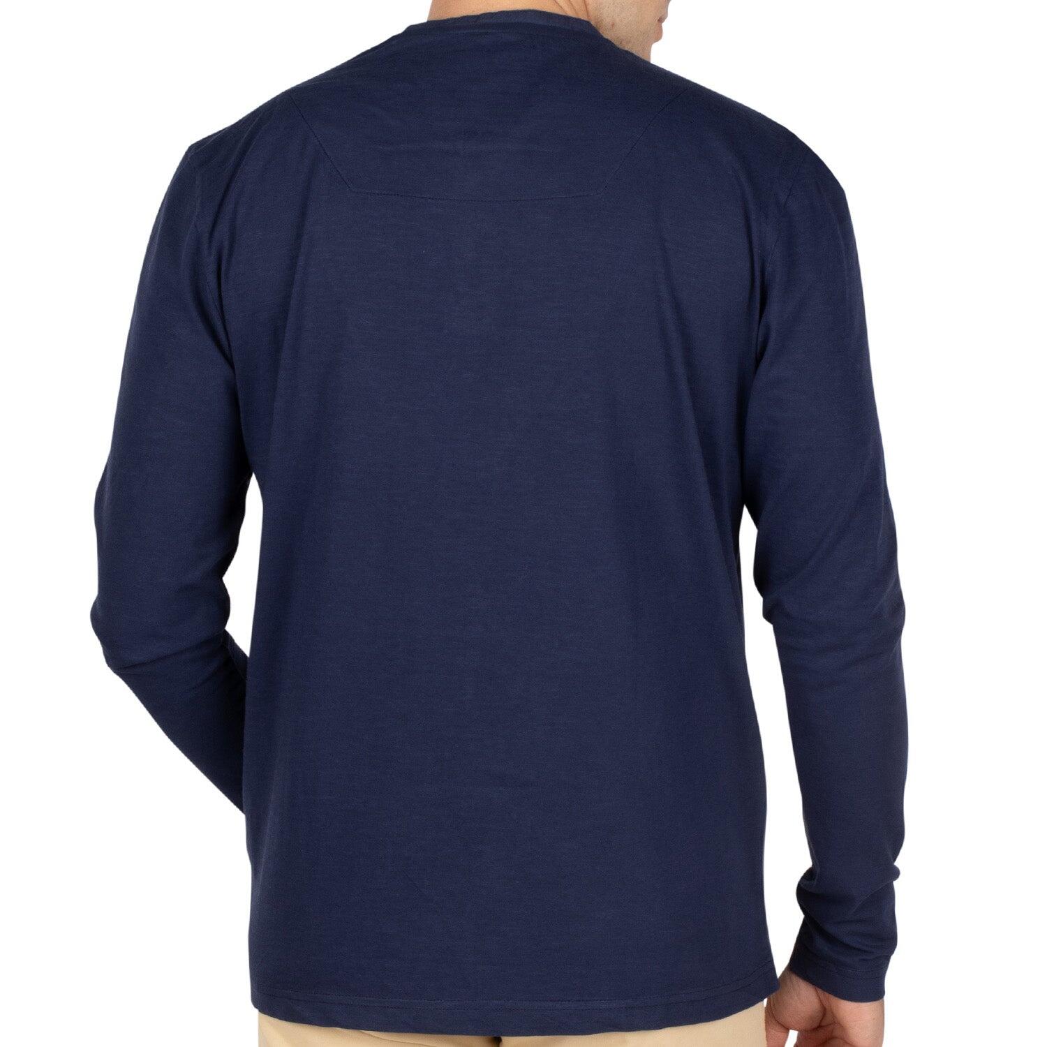 T-shirt basic double col mao homme 2/3