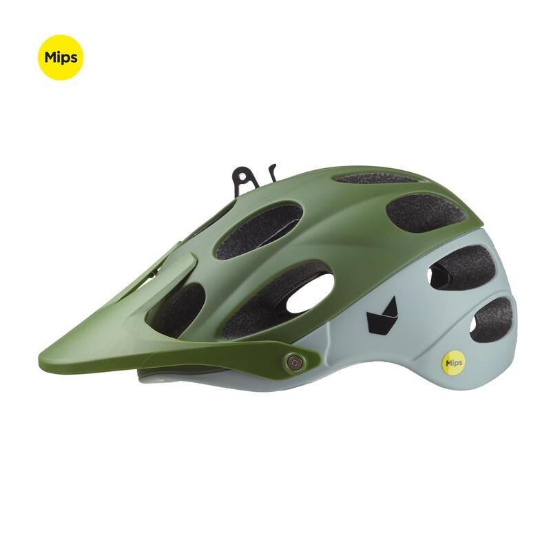 Casco de Bicicleta BTT Yelmo MIPS Verde/Cinza