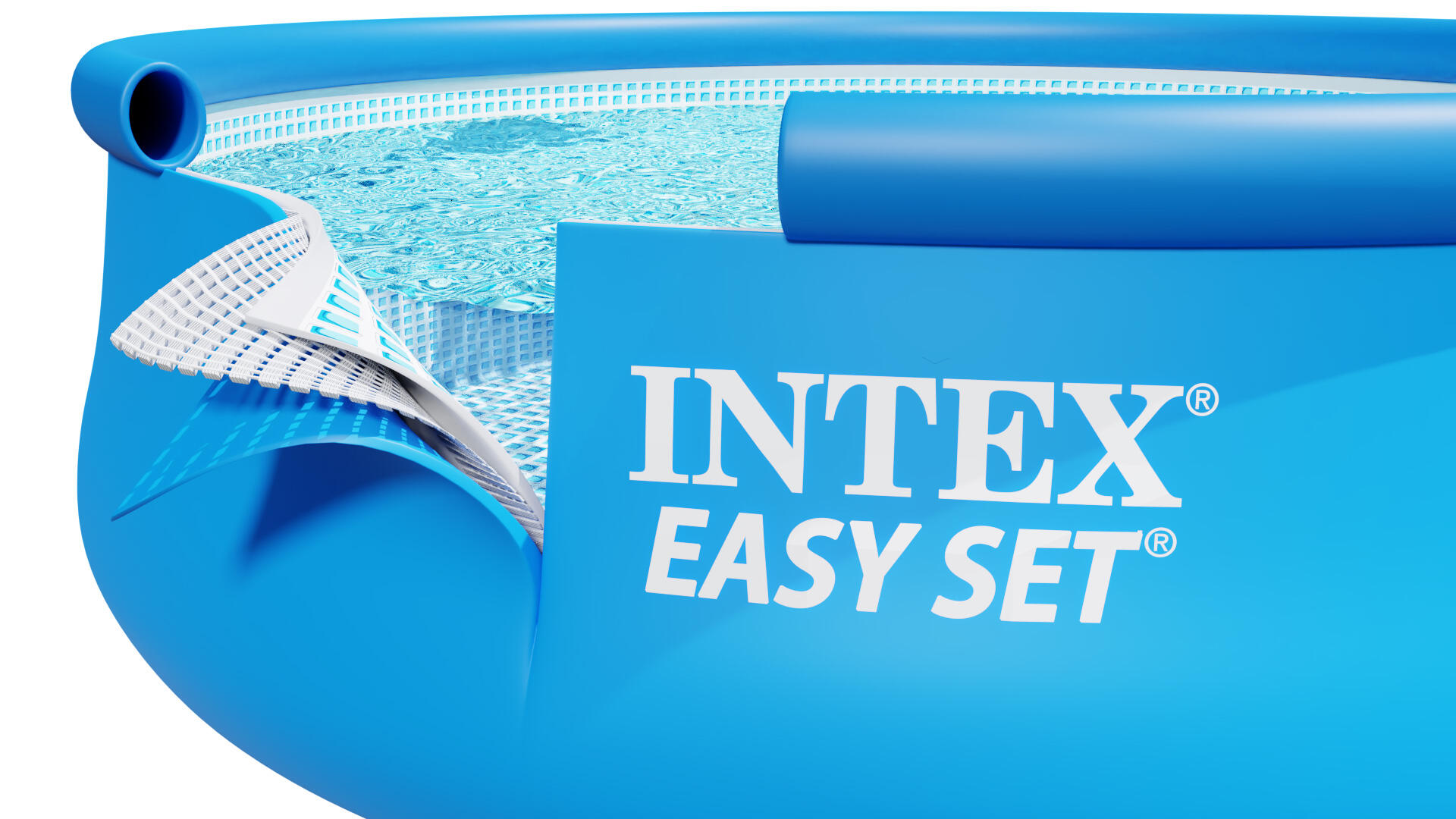 Piscina Natación Desmontable Intex 244x61 Kit Completo 16 en 1 azul 6/6