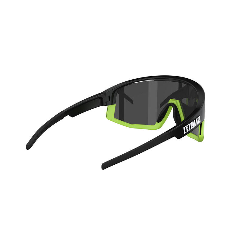 Lunettes de Soleil - Fusion  -  Branches Noir Vert,Noir