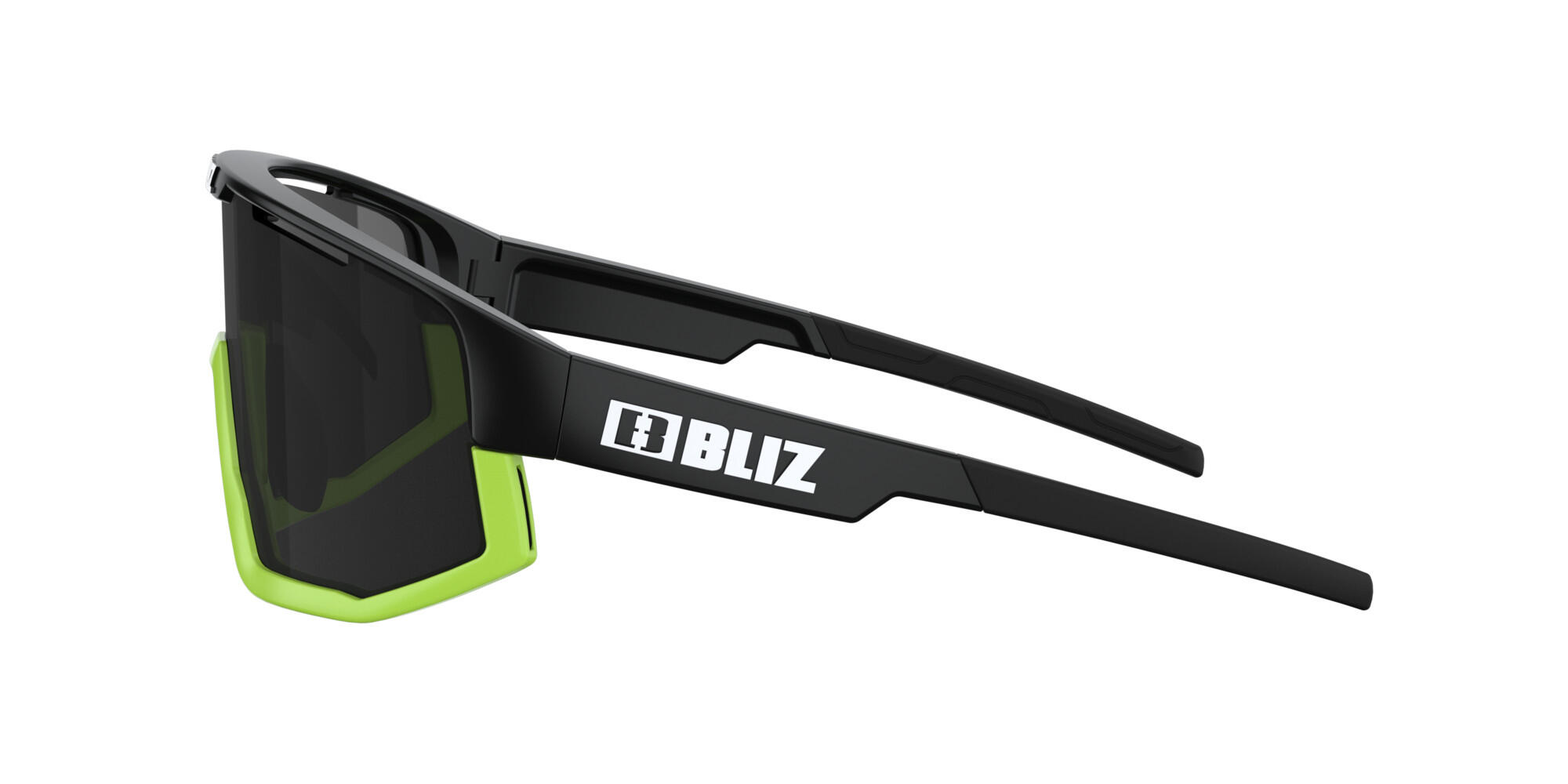 Bliz Fusion Mat Zwart / Rook Groen Bril 5/7