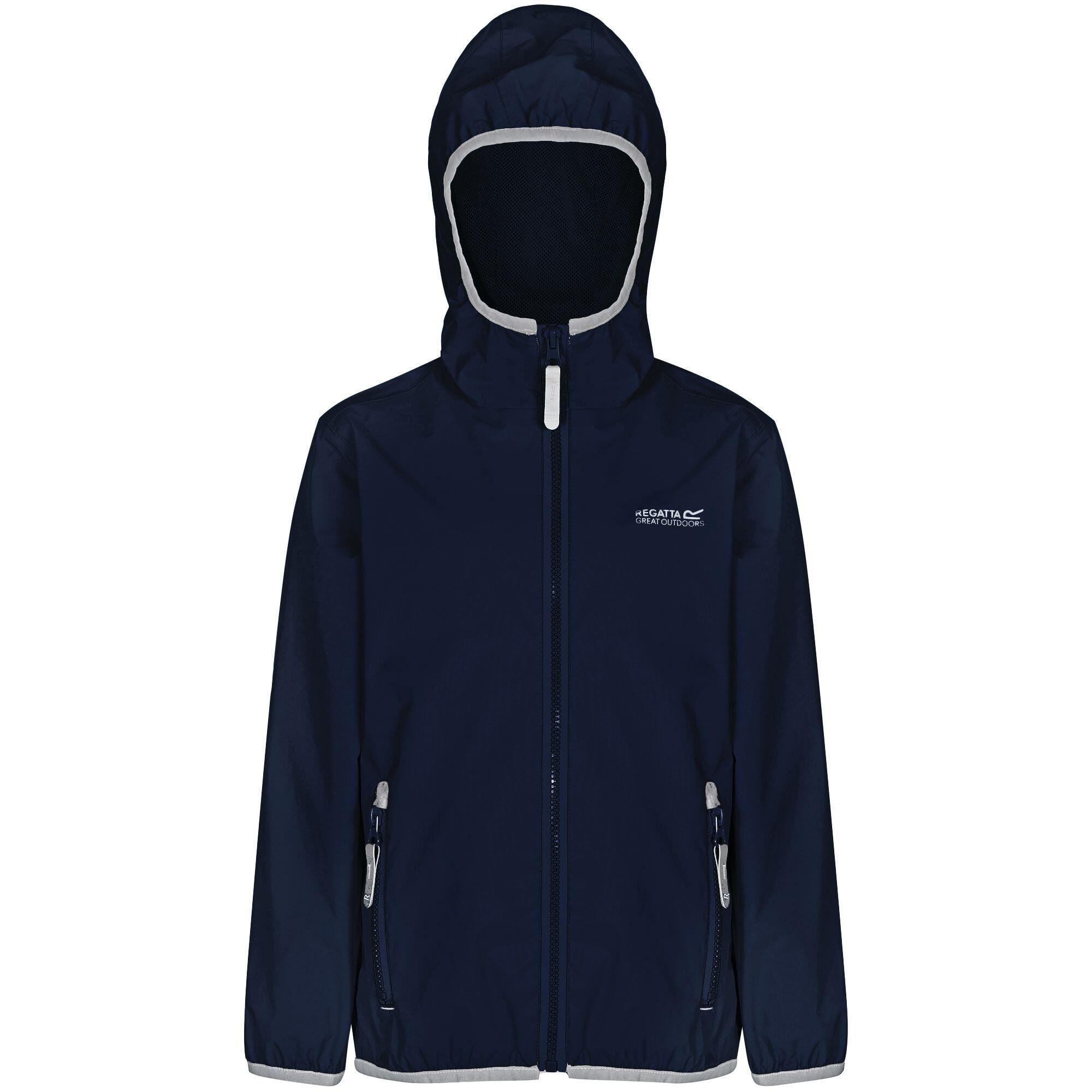 REGATTA Freizeitjacke Lever II Freizeit Kinder Navy Wasserdicht 5.000 mm Atmungsaktiv